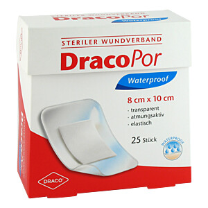 DRACOPOR waterproof Wundverband 8x10 cm steril