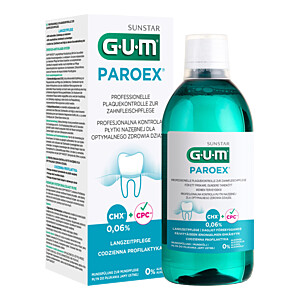 GUM PAROEX 0,06 prozent CHX Mundspülung