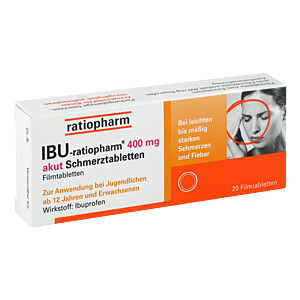 IBU-RATIOPHARM 400 mg akut SchmerztablettenFilmtabletten