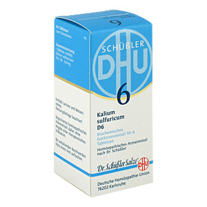 BIOCHEMIE DHU 6 Kalium sulfuricum D 6 Tabletten