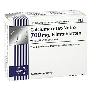 CALCIUMACETAT NEFRO 700 mg Filmtabletten