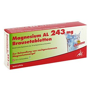 MAGNESIUM AL 243 mg Brausetabletten