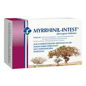 MYRRHINIL INTEST überzogene Tabletten
