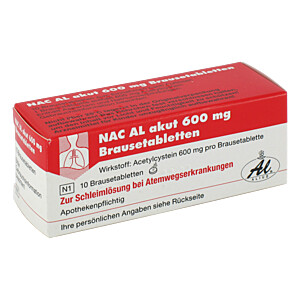 NAC AL akut 600 mg Brausetabletten