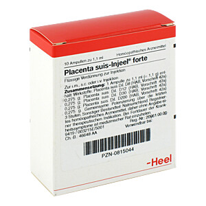 PLACENTA SUIS Injeel forte Ampullen