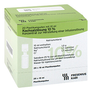 KOCHSALZLÖSUNG 10 prozent Infusionslösungskonzentr