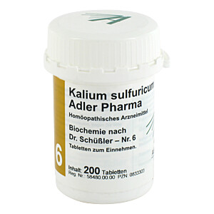 BIOCHEMIE Adler 6 Kalium sulfuricum D 6 Tabletten