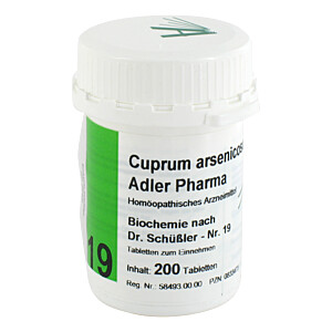 BIOCHEMIE Adler 19 Cuprum arsenicosum D 12 Tabletten