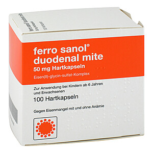 FERRO SANOL duodenal mite 50 mg magensaftresistentHartk.