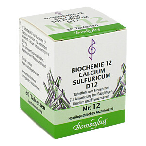 BIOCHEMIE 12 Calcium sulfuricum D 12 Tabletten