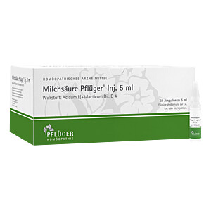 MILCHSÄURE Pflüger Injektionslösung 5 ml