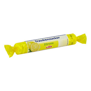 INTACT Traubenzucker Rolle Zitrone