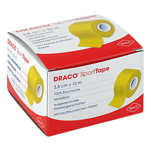 DRACO TAPEVERBAND 3,8 cmx10 m gelb