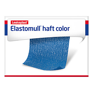 ELASTOMULL haft color 6 cmx20 m Fixierb.blau