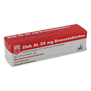 ZINK AL 25 mg Brausetabletten