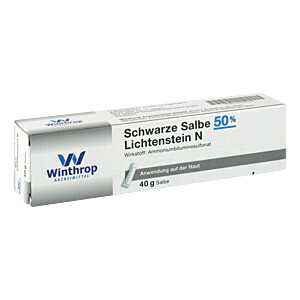 SCHWARZE SALBE 50 prozent Lichtenstein N