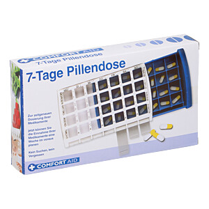 PILLENDOSE 7 Tage+4 Fächer je Tag Kunststoff