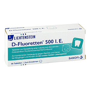 D FLUORETTEN 500 Tabletten
