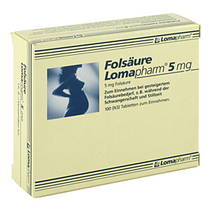 FOLSÄURE LOMAPHARM 5 mg Tabletten