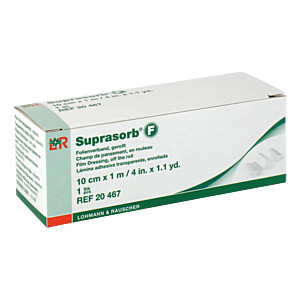 SUPRASORB F Folien-Wundverb.10 cmx1 m unste.Rolle
