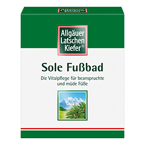 ALLGÄUER LATSCHENKIEFER Sole Fußbad