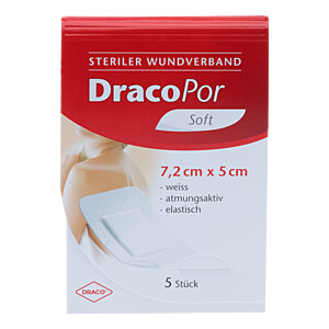 DRACOPOR Wundverband 5x7,2 cm steril