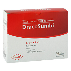 DRACOSUMBI Fixierbinde 6 cmx4 m weiß