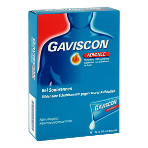 GAVISCON Advance Pfefferminz 1000mg-200mg SUS Beutel