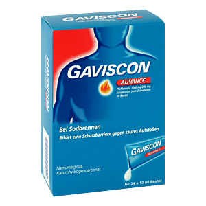 GAVISCON Advance Pfefferminz 1000mg-200mg SUS Beutel