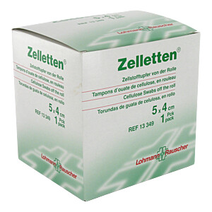 ZELLETTEN Tupfer 4x5 cm unsteril Rolle