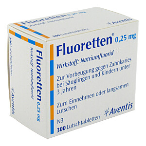 FLUORETTEN 0,25 mg Tabletten