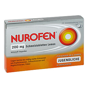 NUROFEN 200 mg Schmelztabletten Lemon