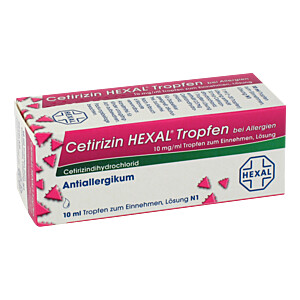 CETIRIZIN HEXAL Tropfen bei Allergien