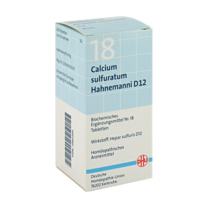 BIOCHEMIE DHU 18 Calcium sulfuratum D 12 Tabletten