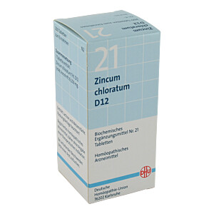 BIOCHEMIE DHU 21 Zincum chloratum D 12 Tabletten