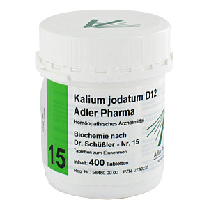 BIOCHEMIE Adler 15 Kalium jodatum D 12 Tabletten