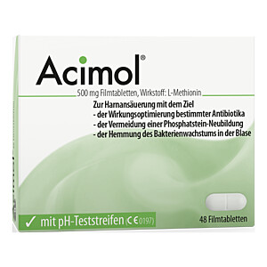 ACIMOL mit pH Teststreifen Filmtabletten