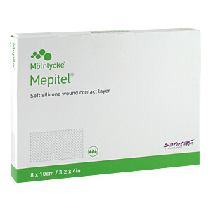 MEPITEL Silikon Netzverband 8x10 cm steril