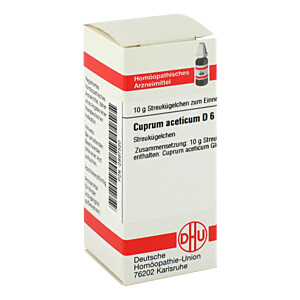 CUPRUM ACETICUM D 6 Globuli