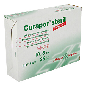 CURAPOR Wundverband steril transparent 8x10 cm