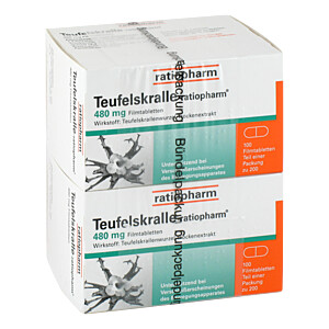 TEUFELSKRALLE-RATIOPHARM Filmtabletten