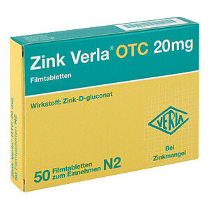 ZINK VERLA OTC 20 mg Filmtabletten