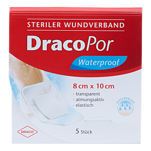 DRACOPOR waterproof Wundverband 8x10 cm steril