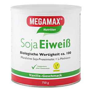 MEGAMAX Soja Eiweiß Vanille Pulver