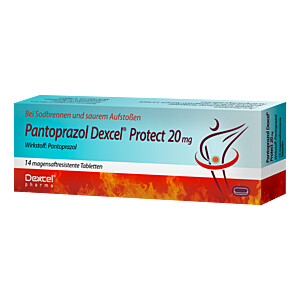 PANTOPRAZOL Dexcel Protect 20 mg magensaftresistentTab.