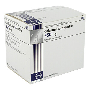 CALCIUMACETAT NEFRO 950 mg Filmtabletten