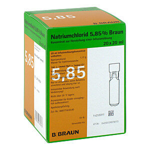 NATRIUMCHLORID 5,85 prozent Braun MPC Infusionslsg