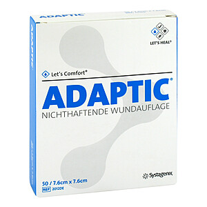 ADAPTIC 7,6x7,6 cm feuchte Wundauflage 2012