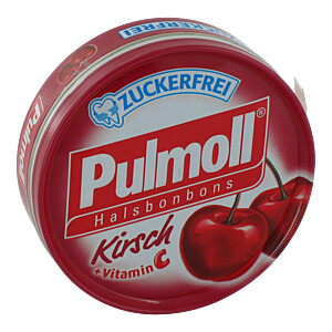 PULMOLL Kirsche zuckerfrei Bonbons