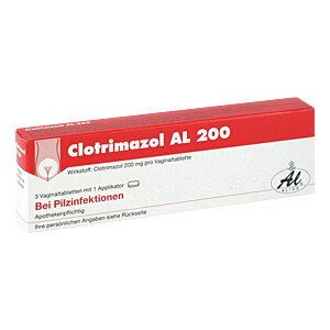 CLOTRIMAZOL AL 200 Vaginaltabletten